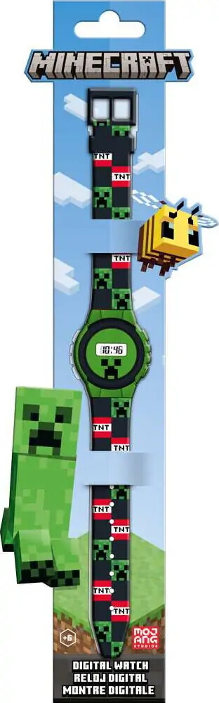 Minecraft Digitalt Armbåndsur Til Børn - Euromic Armbånd  - 8435507874762