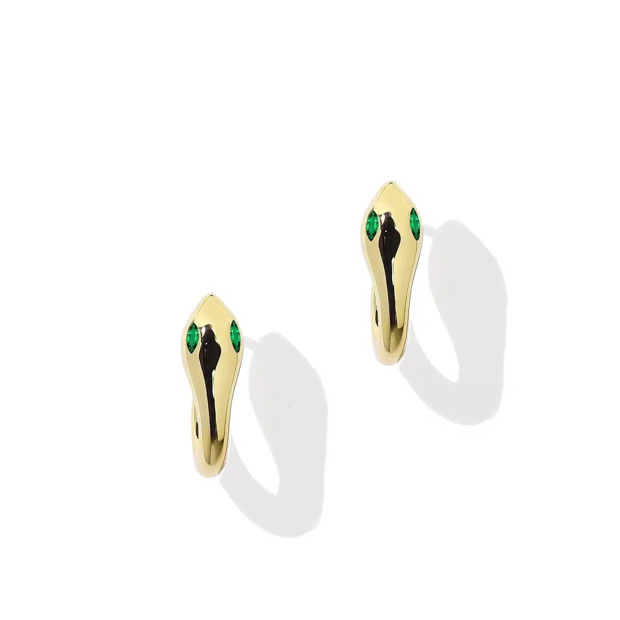 Flora Classic Gold Snake øreringe - Abelstedt Øreringe
