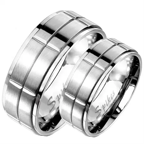Titanium Ring Blokmønster - Fingerringe