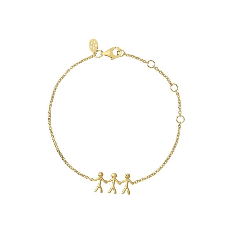 Bybiehl Together Family Forgyldt Armbånd Med Personer 2003 - Bybiehl Armbånd  - 1233690010199
