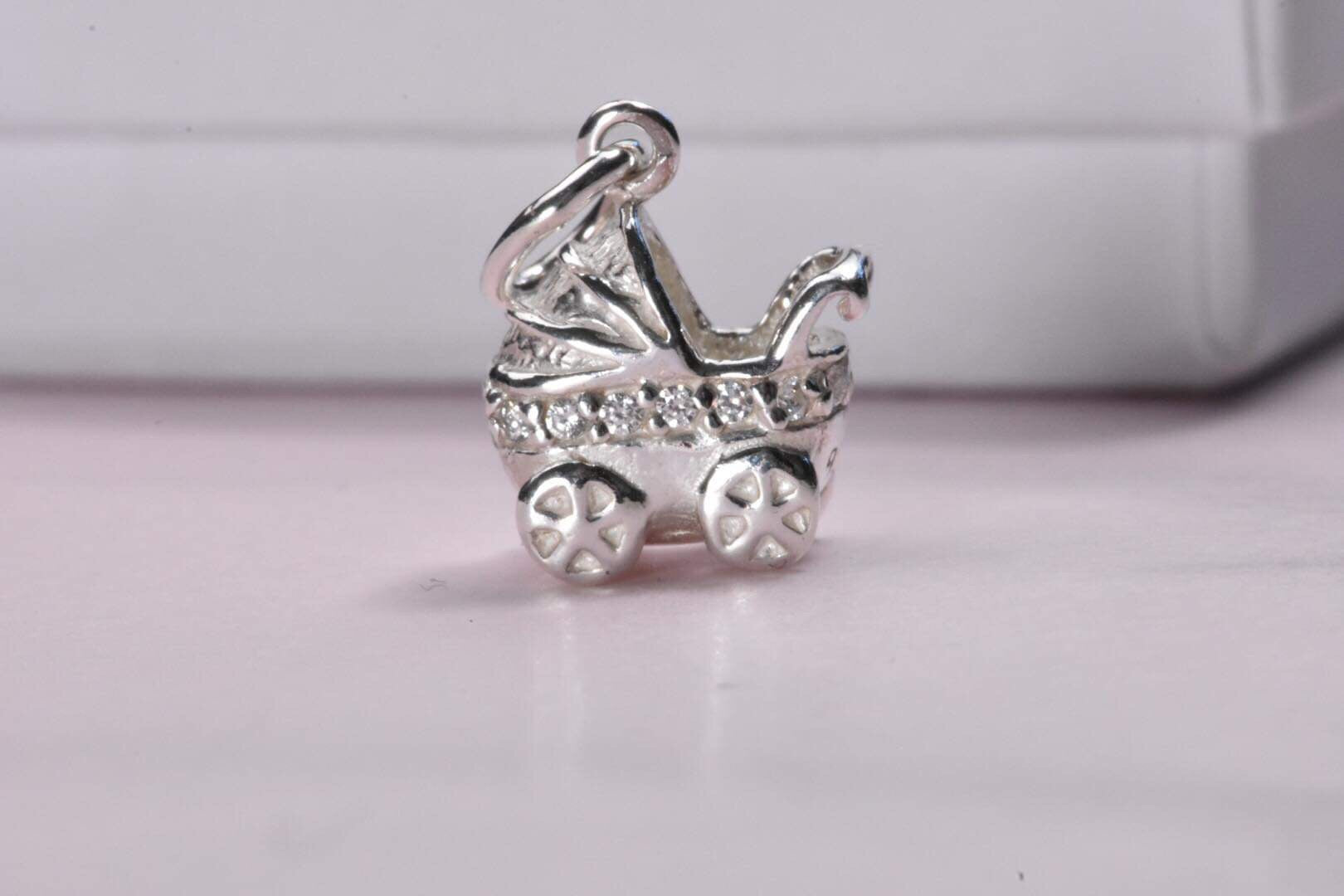 Halskæde Med Barnevogn Sølv - Luxbaby Halskæder  - 1493655683170