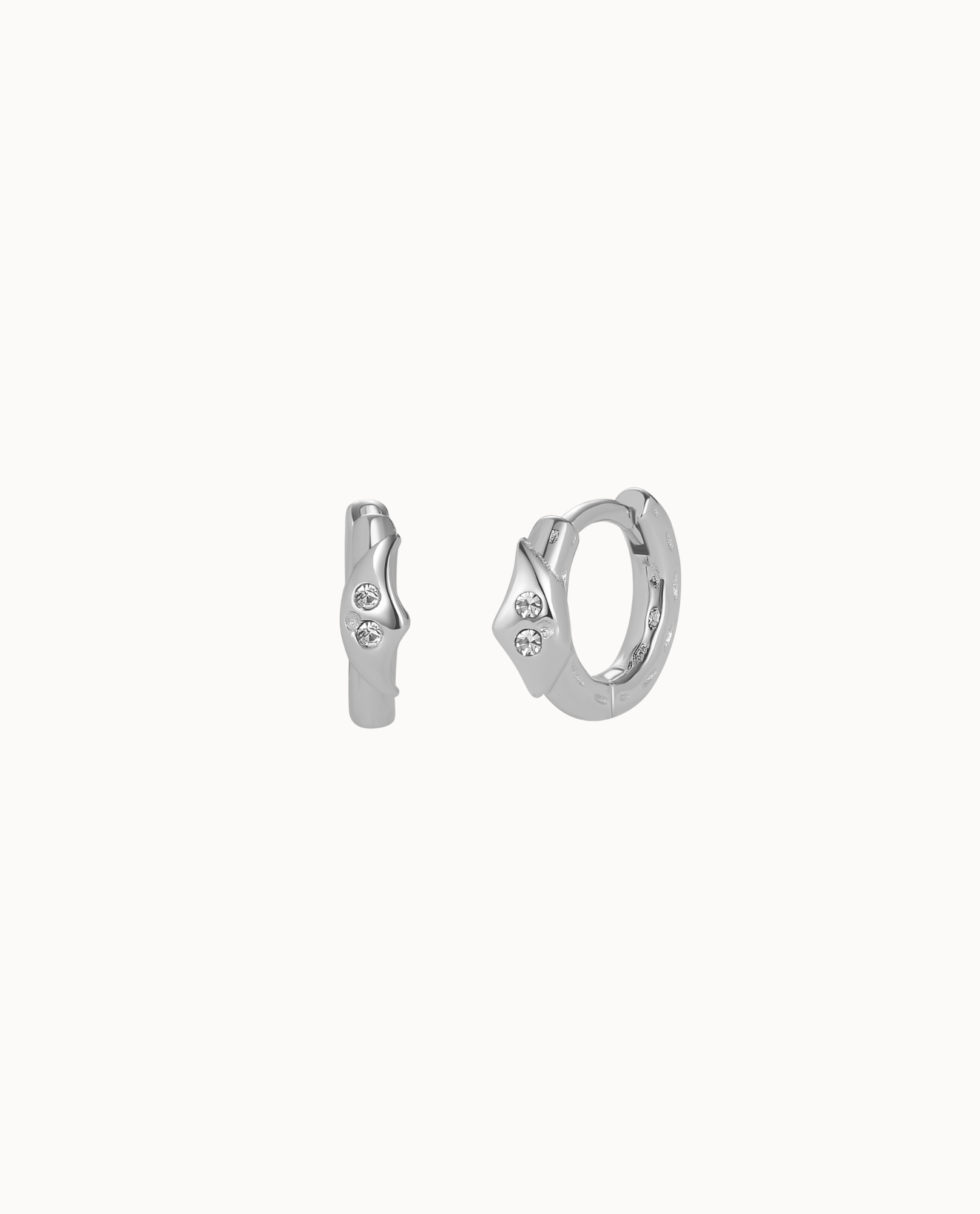 Lyra Earrings Sølv - Nava Copenhagen Øreringe  - 05715461001569