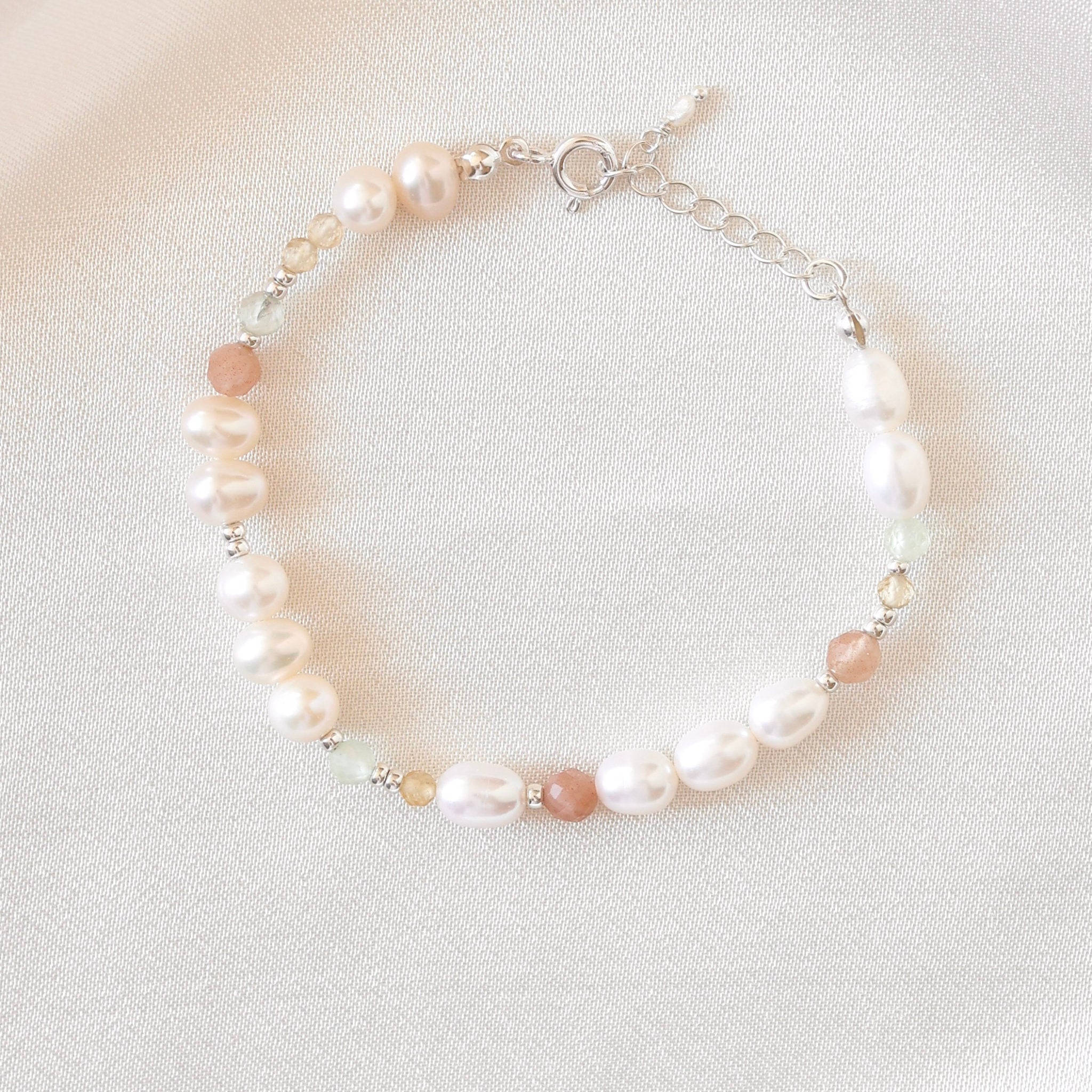 Sølv Madalena Armbånd - Perle Fryd Armbånd