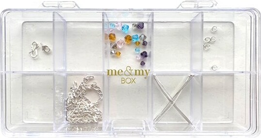 Amp Box Diy Perle Halskæde Kit Figaro Sølvbelagt 925 - Me & My Box Halskæder  - 5745000391172