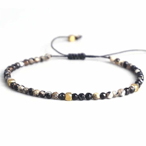 3mm Perlearmbånd Med Naturperler - Armbånd