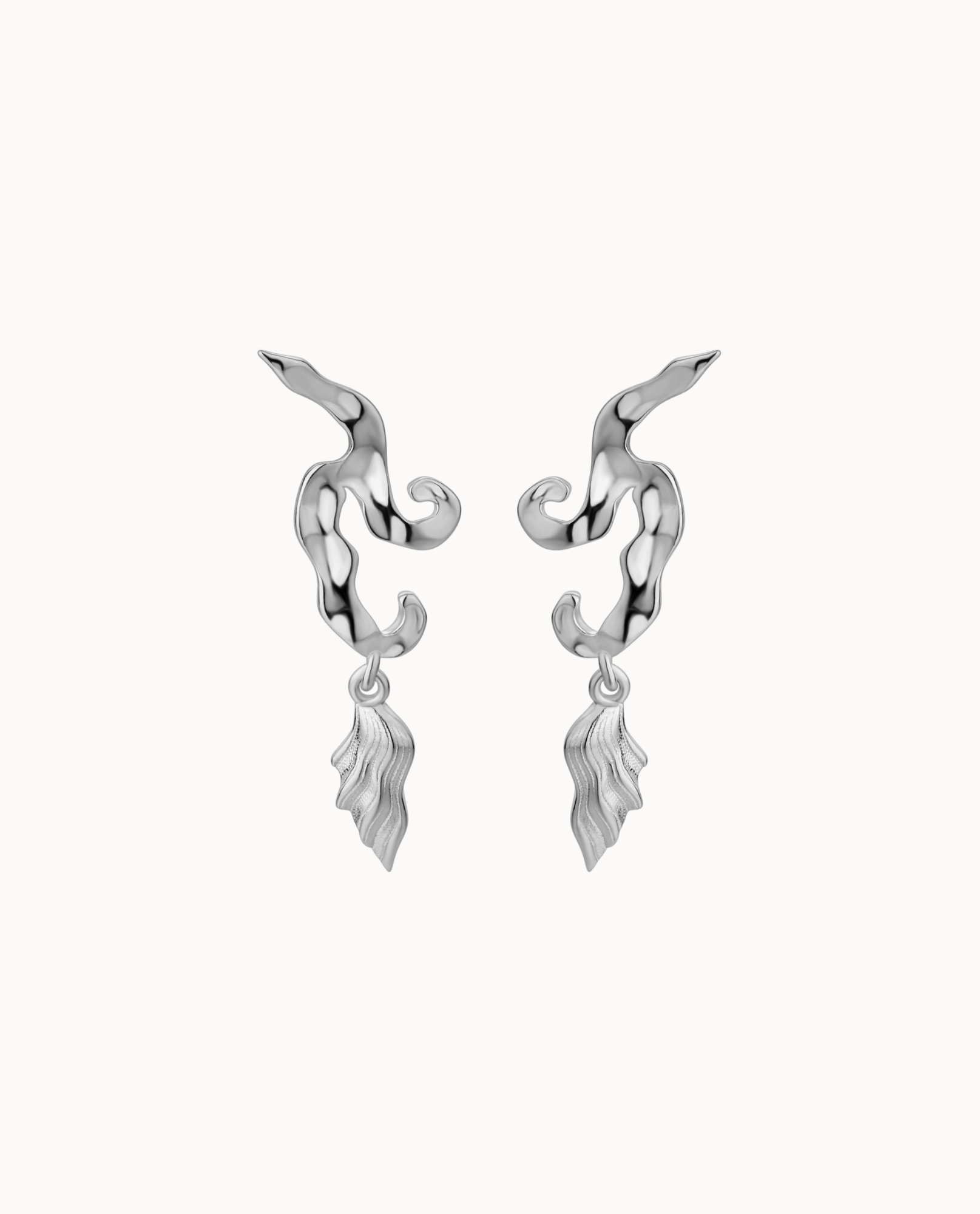 Ochiba Earrings Sølv - Nava Copenhagen Øreringe  - 05715461000814