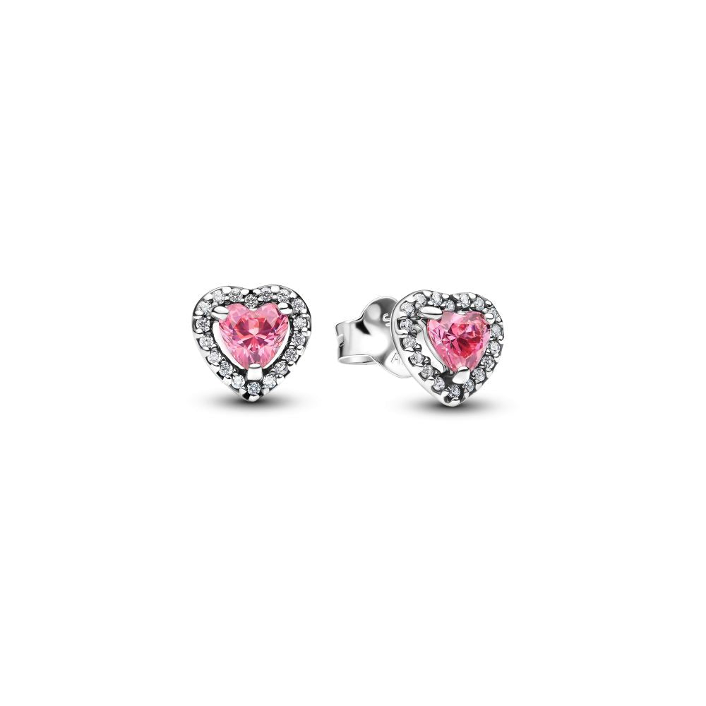 Pink Pandora ørestikker Sølv Med Sten 298427c02 - Pandora Øreringe