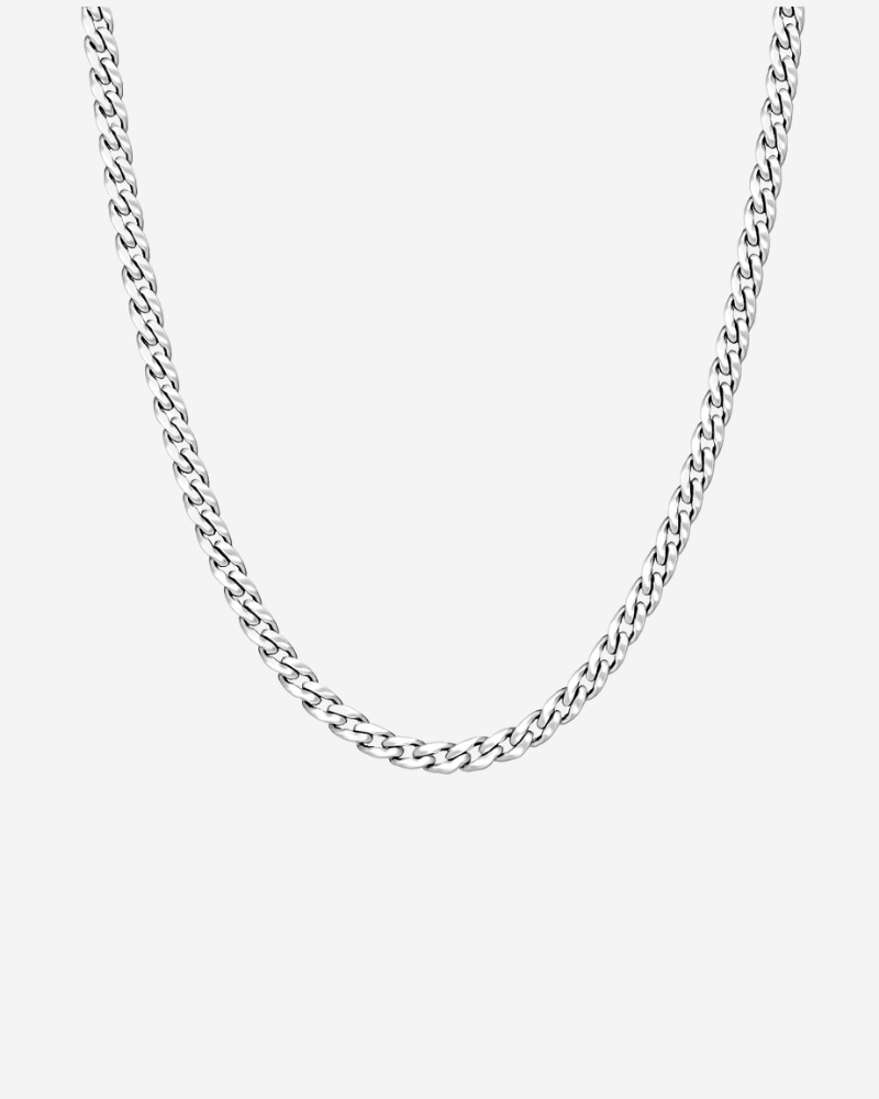 Rogue Chain 3mm Sølvfarvet - Khaai Studio Halskæder