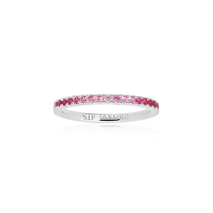 Pink Sif Jakobs Ellera Gradient Ring R2869 Gpk Str - Fingerringe