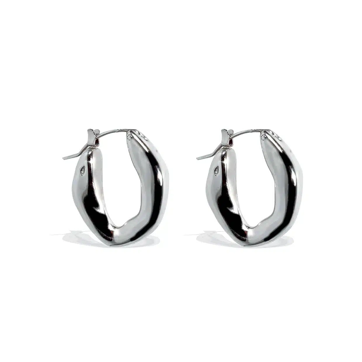 Bold Sølv Hoops - Abelstedt Øreringe