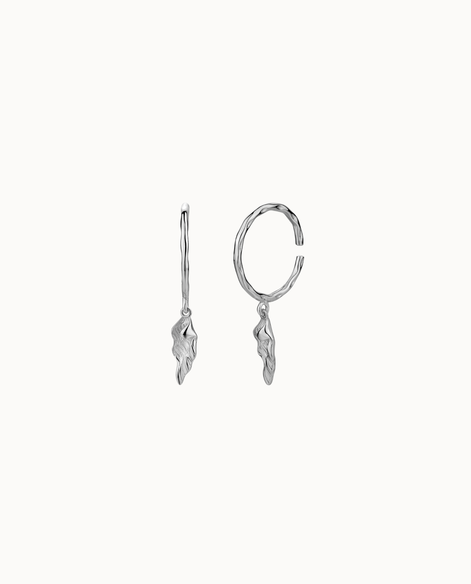 Tancho Earrings Sølv - Nava Copenhagen Øreringe  - 05715461000852