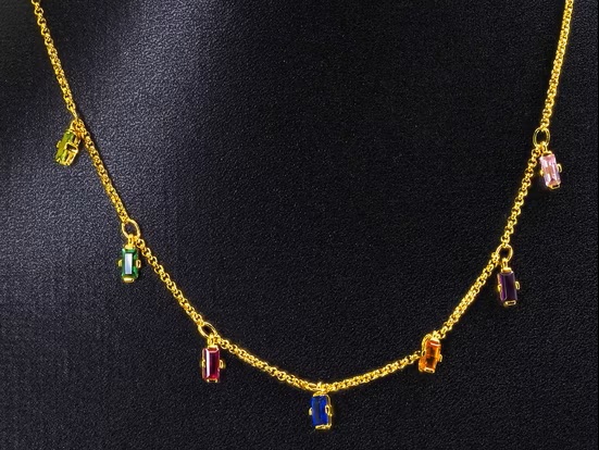 Thomas Sabo Halskæde Med Farverige Sten 42cm - Halskæder  - 4051245454130