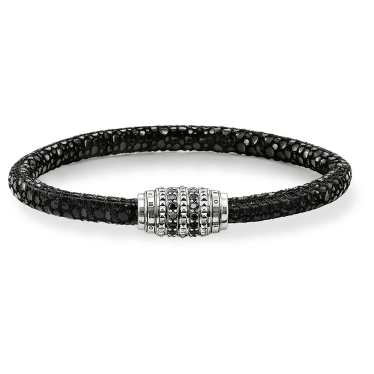 Sort Thomas Sabo Black And Silver Armbånd - Armbånd  - 4051245197969