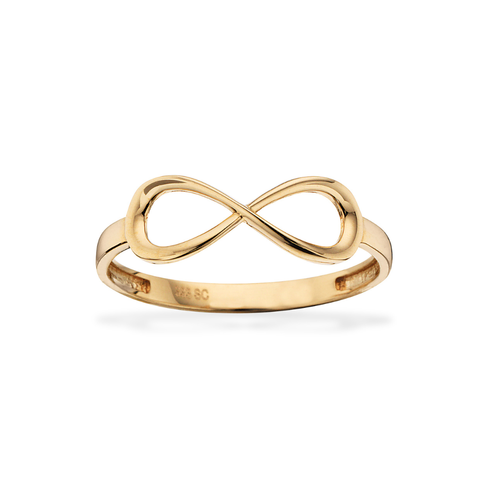Scrouples Karat Guld Ring Med Uendelighedstegn 709673 - Scrouples Fingerringe