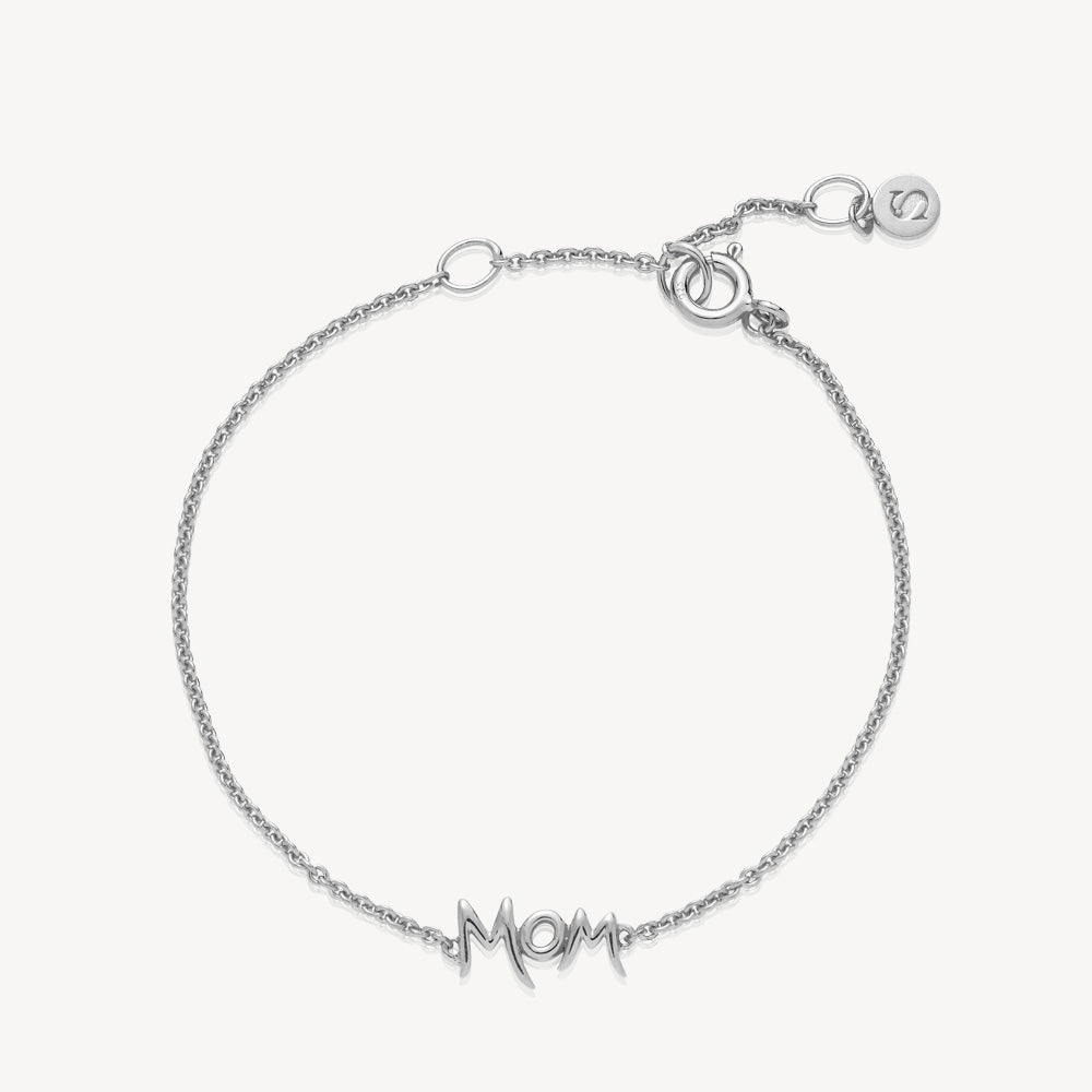 Sølv Fam Mom Armbånd - Sistie Armbånd