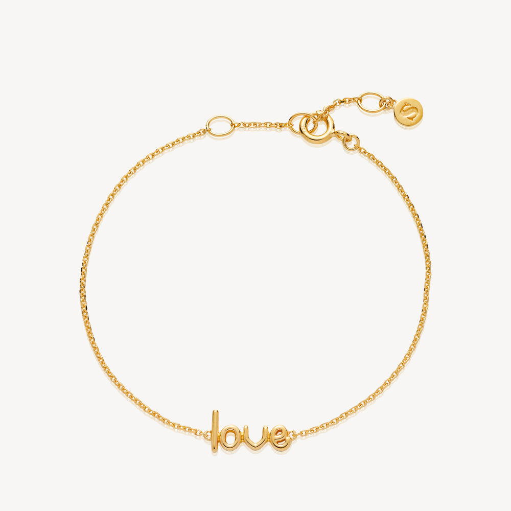 Guld Fam Love Armbånd Forgyldt - Sistie Armbånd