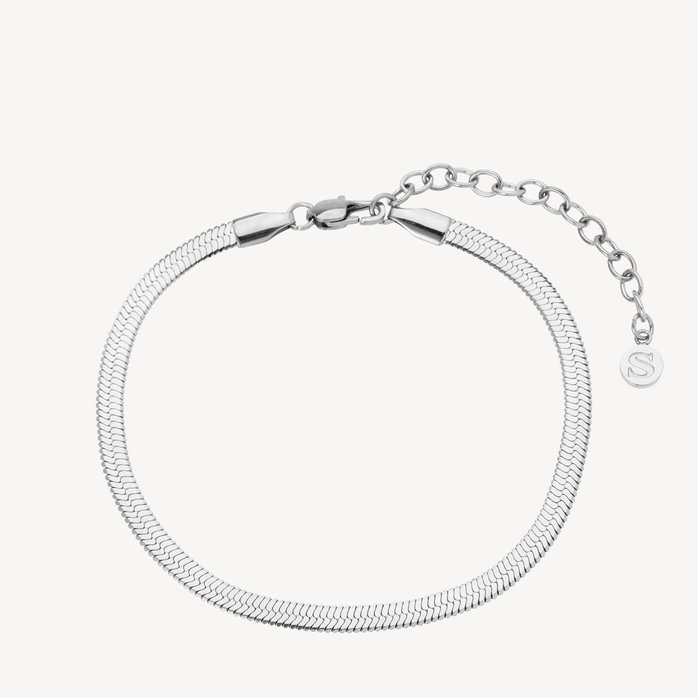 Sølv Snake Armbånd Stål - Sistie2nd Armbånd