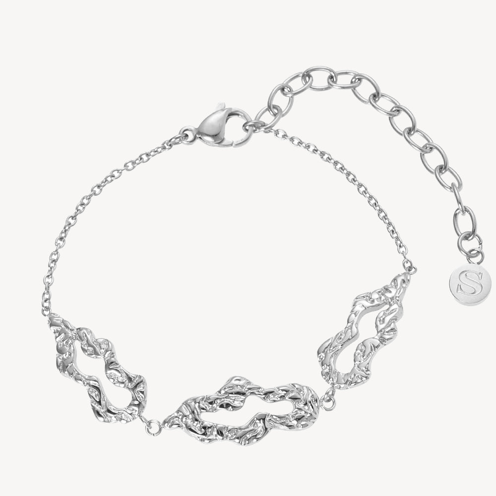 Sølv Echo Armbånd Stål - Sistie2nd Armbånd