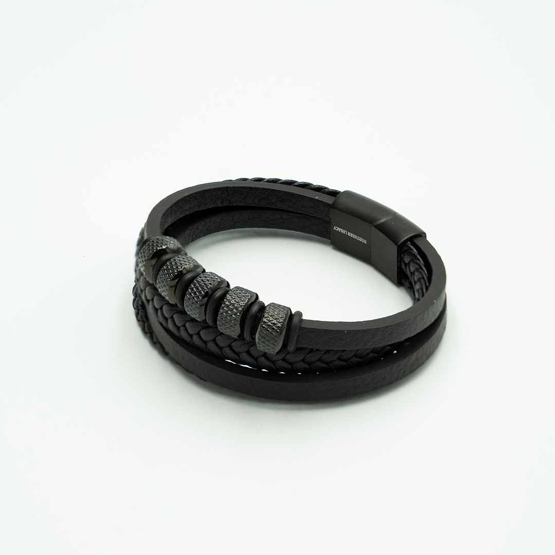 Drift Læder Perler Armbånd Herre Northern Legacy - Northernlegacy Armbånd