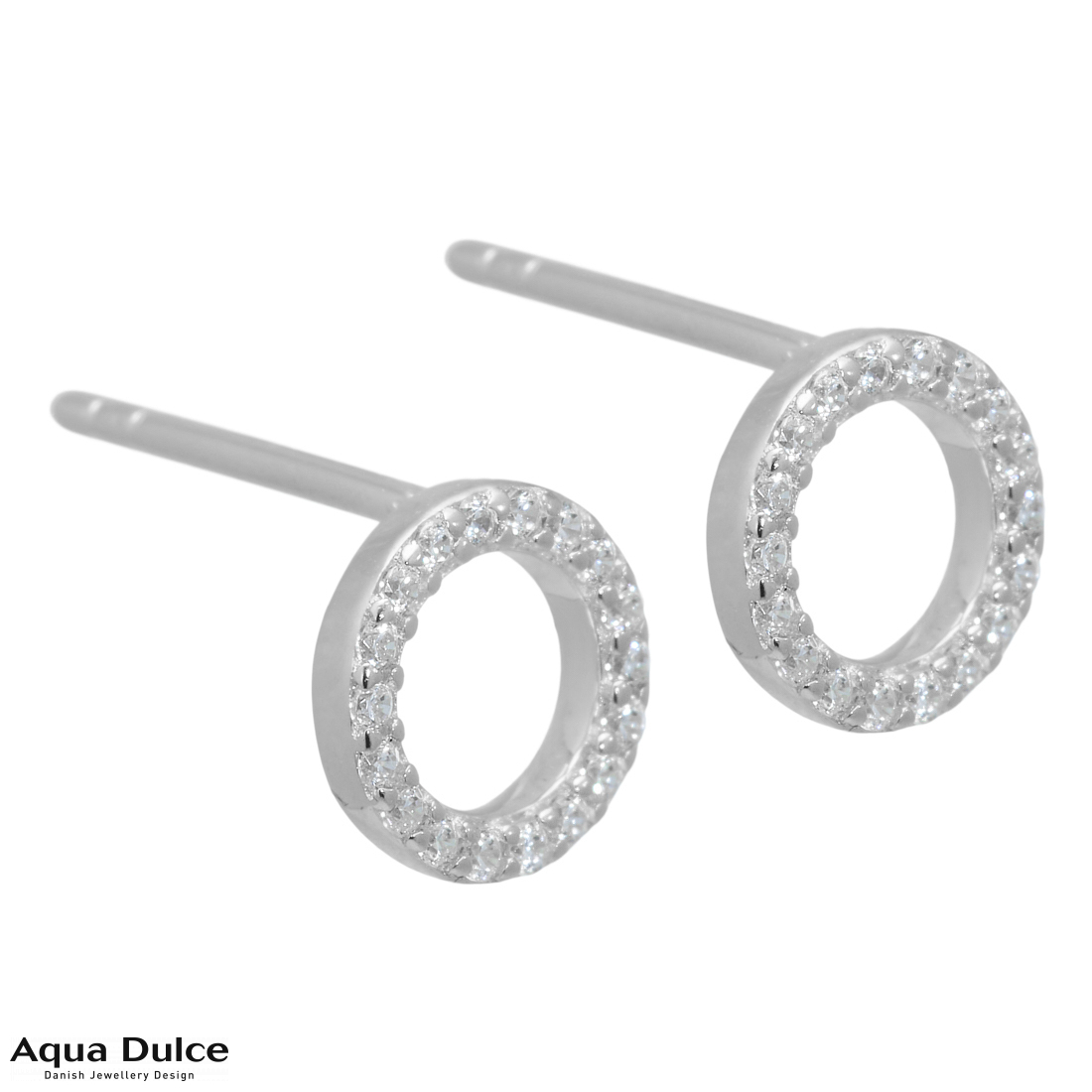 Aqua Dulce Pam øreringe Sølv - Aqua Dulce Øreringe
