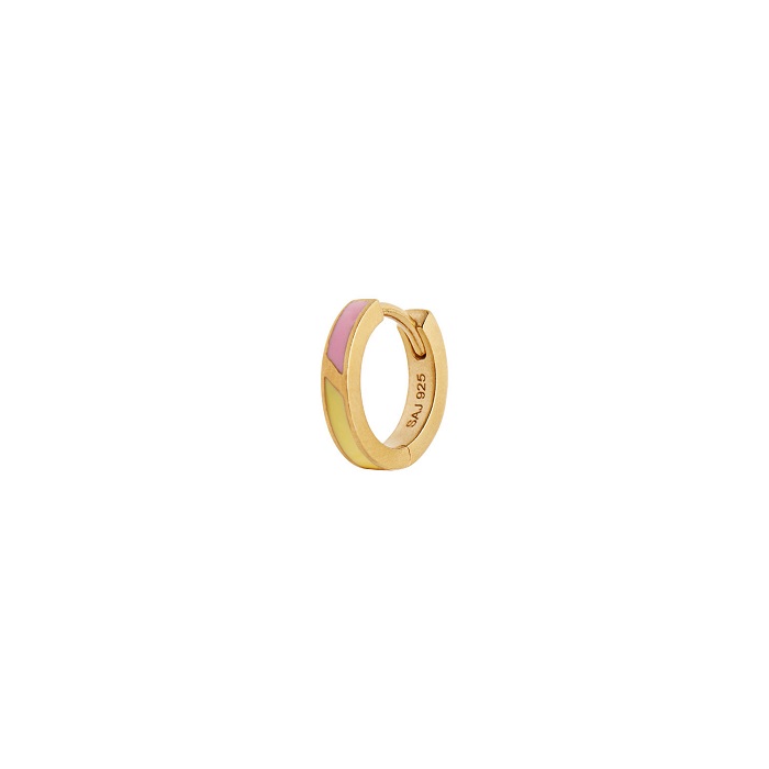 Pink Stine Petit Circus Huggie Yellow And 1264 - Stine A Øreringe