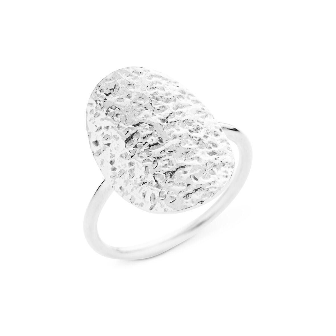Susanne Friis Bjørner Ring 1696 Ring Sølv Med Plade - Fingerringe  - 1233690095899