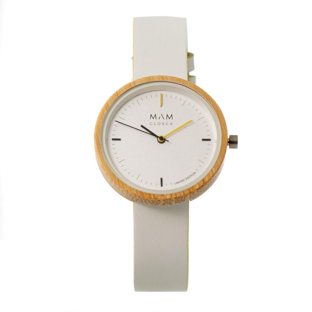 Hvid Armbåndsur Mam Mam97 Unisex - Mam Armbånd  - 8436564880970