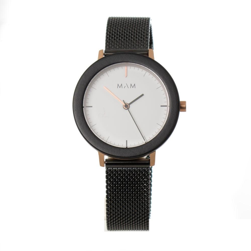 Hvid Mam Unisex Armbåndsur 680 Sort - Mam Armbånd  - 8436564886804