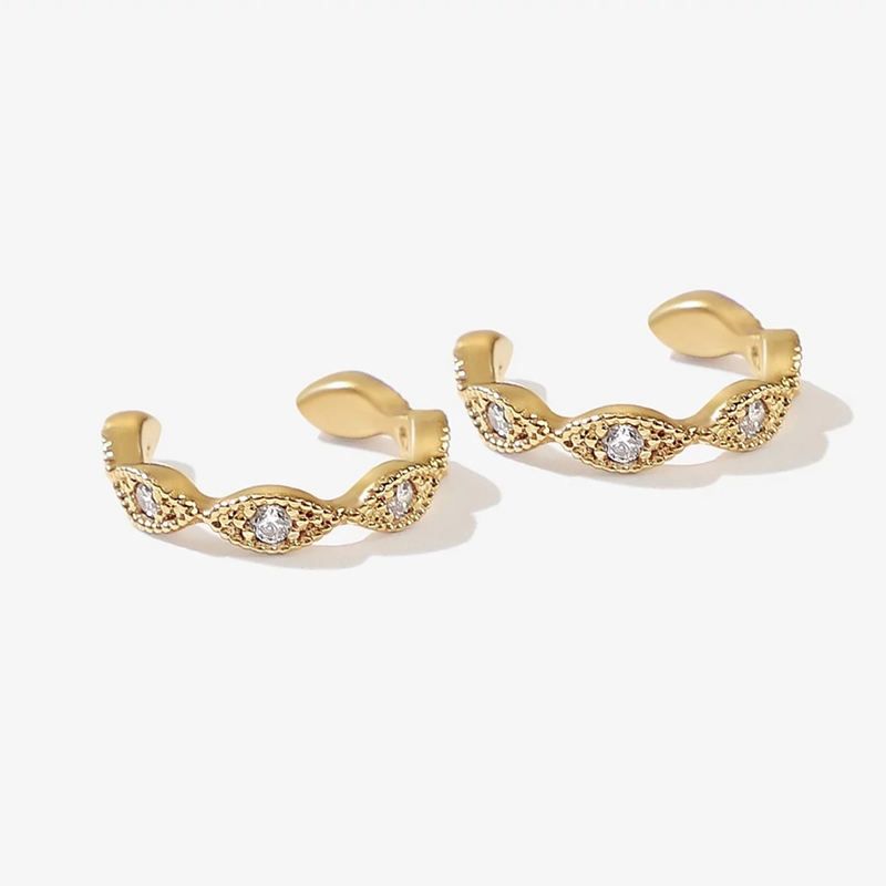 Donnatella Earcuff Forgyldt Par - Donnatella Øreringe