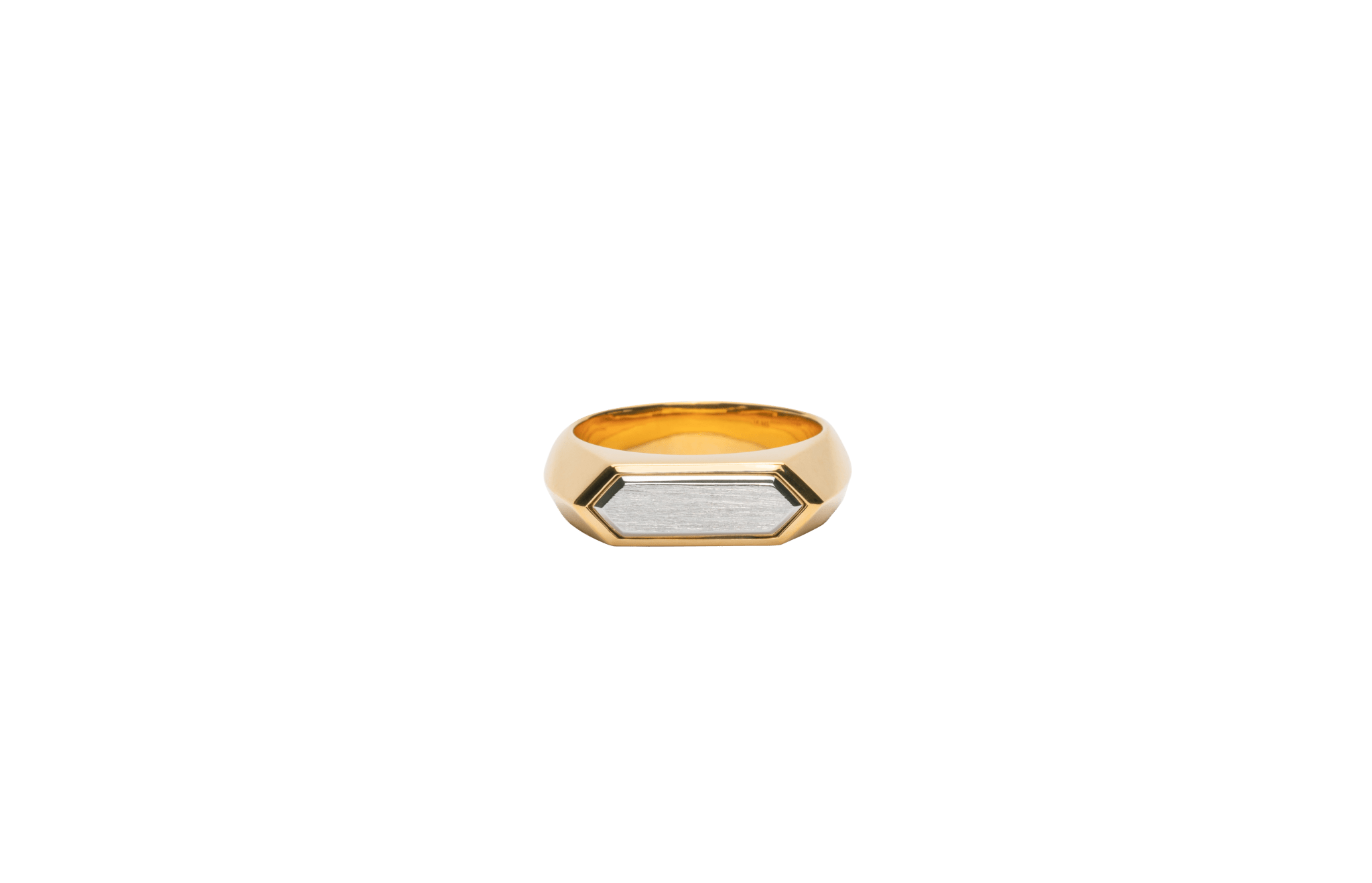 Guld Mini Hexagon Ring - Ix Studios Fingerringe  - 5714534007620