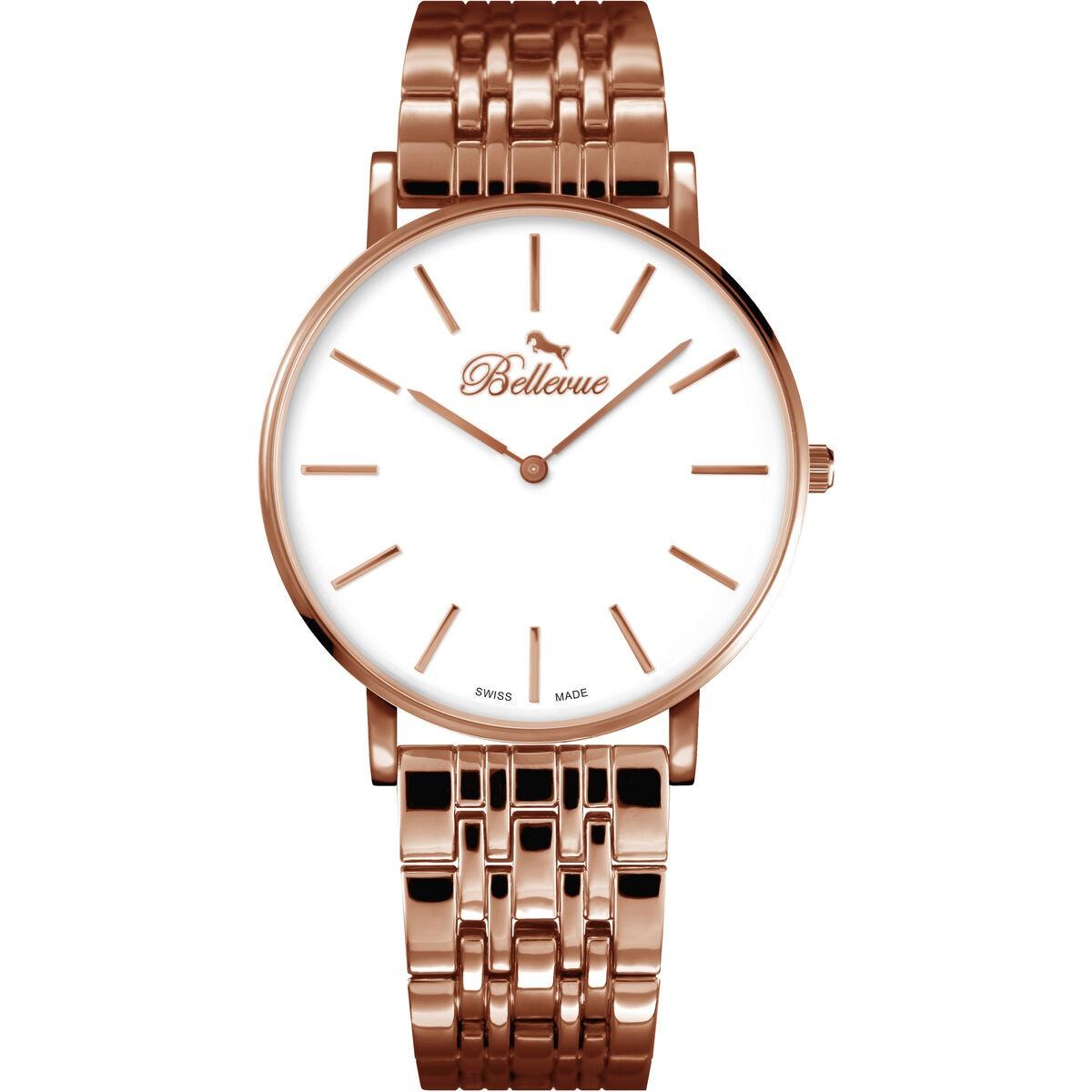 Rosa Dameur Bellevue D32 Armbåndsur Stål - Bellevue Armbånd  - 7640166932390