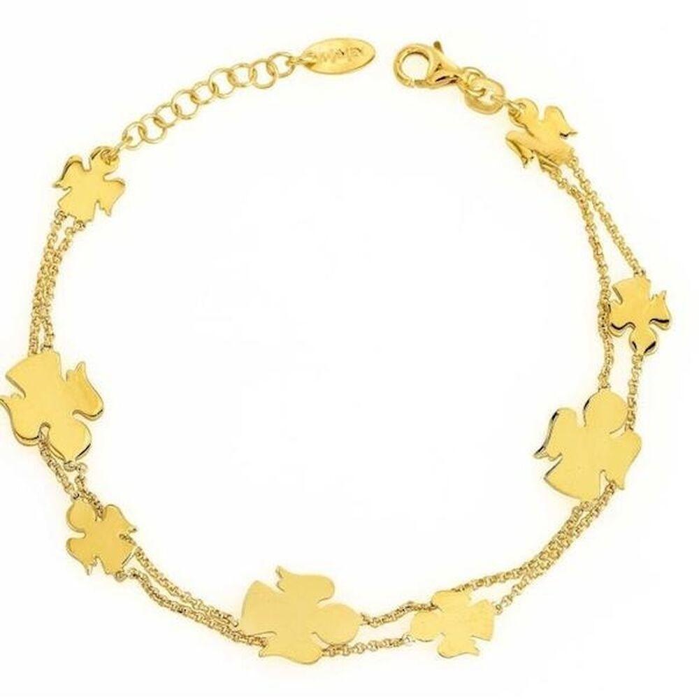 Amen Armbånd Til Kvinder Angeli Grandi Angeli Piccoli Justerbar 925 Sterling Sølv - Halallujah Armbånd  - 1234567098883