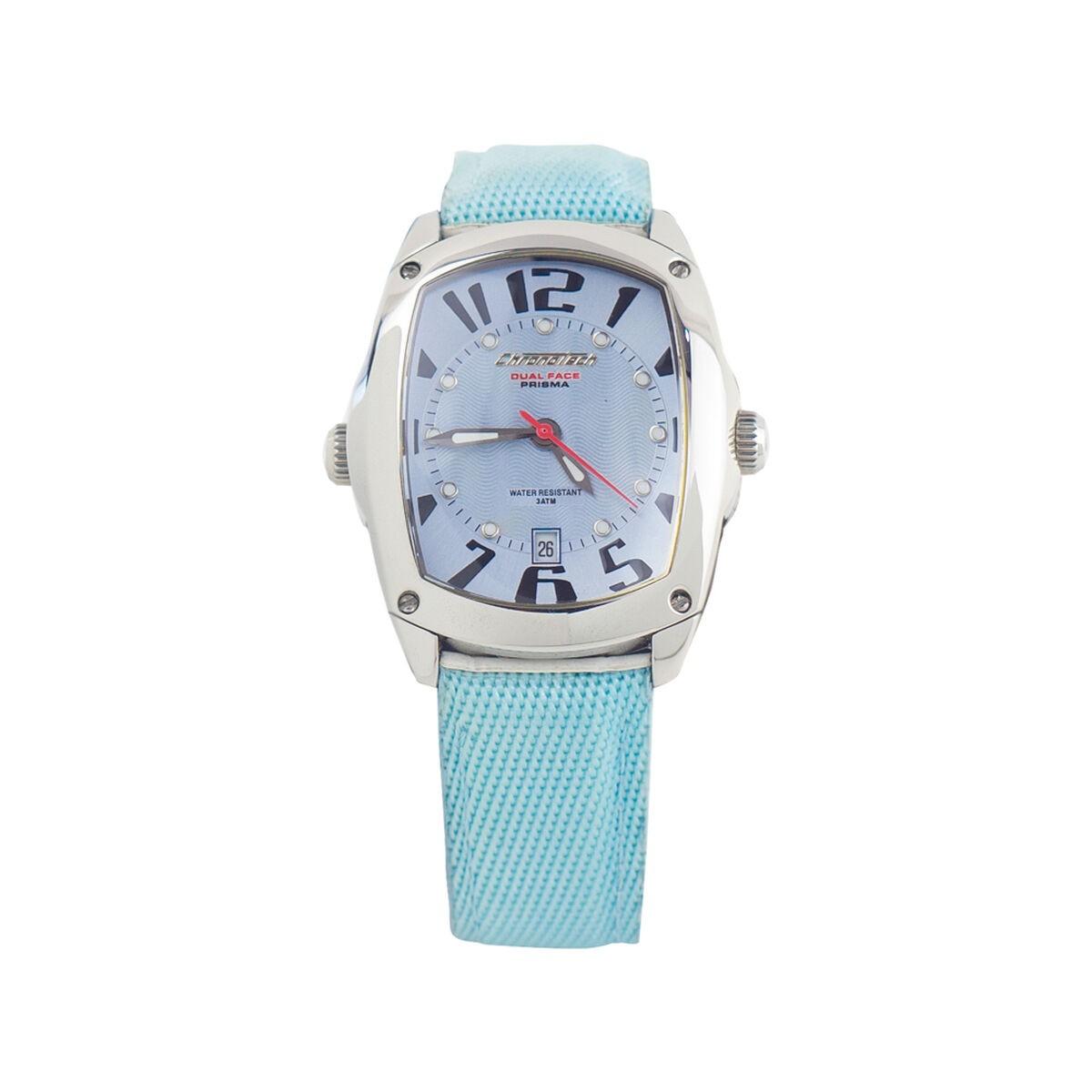 Chronotech Dameur Ct7696l Blå Skive - Chronotech Armbånd  - 8032732983025
