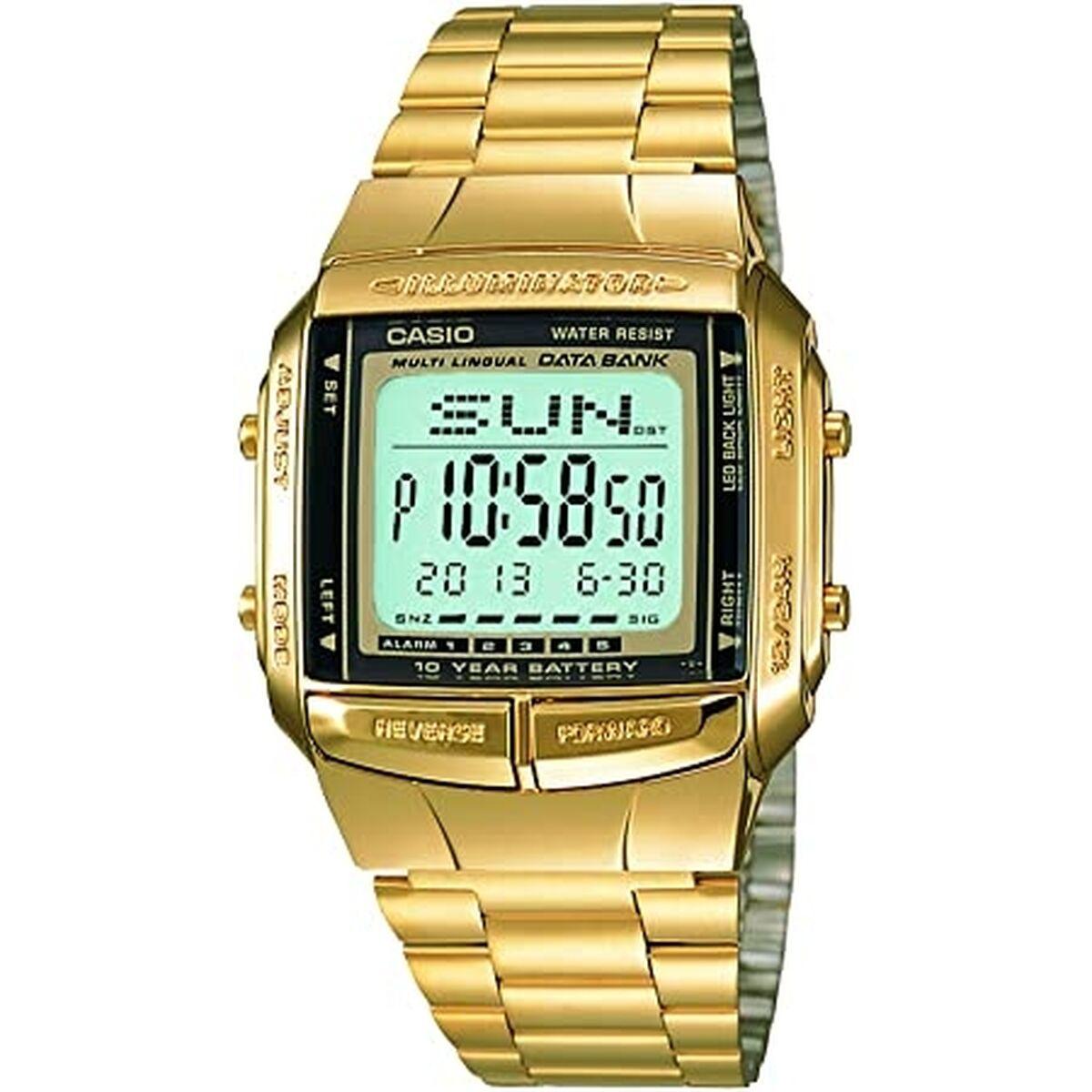 Casio Databank Herreur Gylden - Casio Armbånd  - 4971850762188