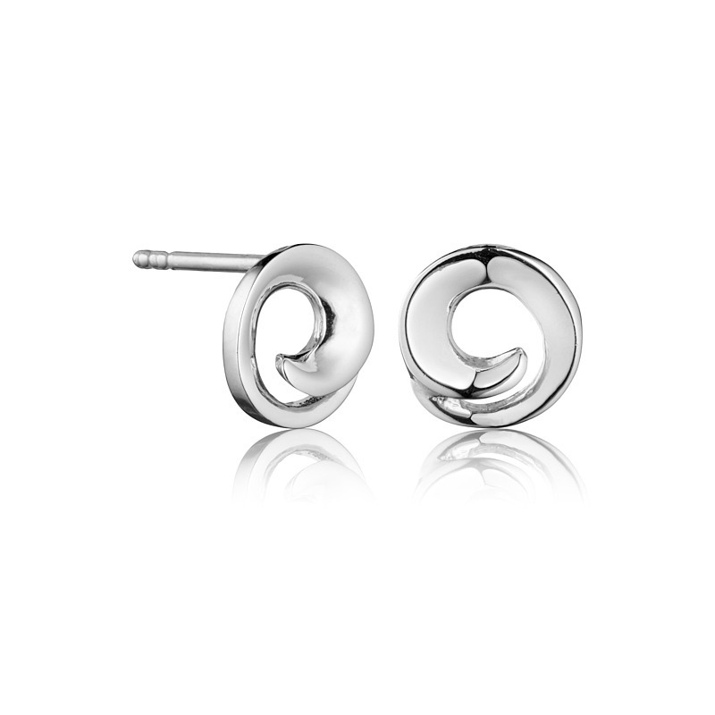 Ørestikker Blankt Sølv - Blicherfuglsang Ørestikkere