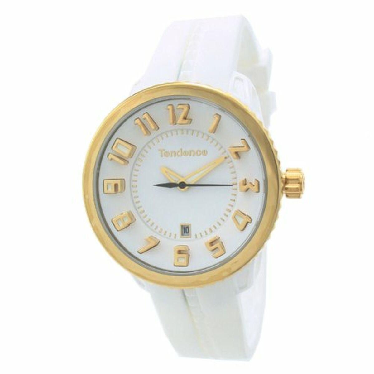 Hvid Tendence Dameur 02093019 Guld - Tendence Armbånd  - 7640144390785
