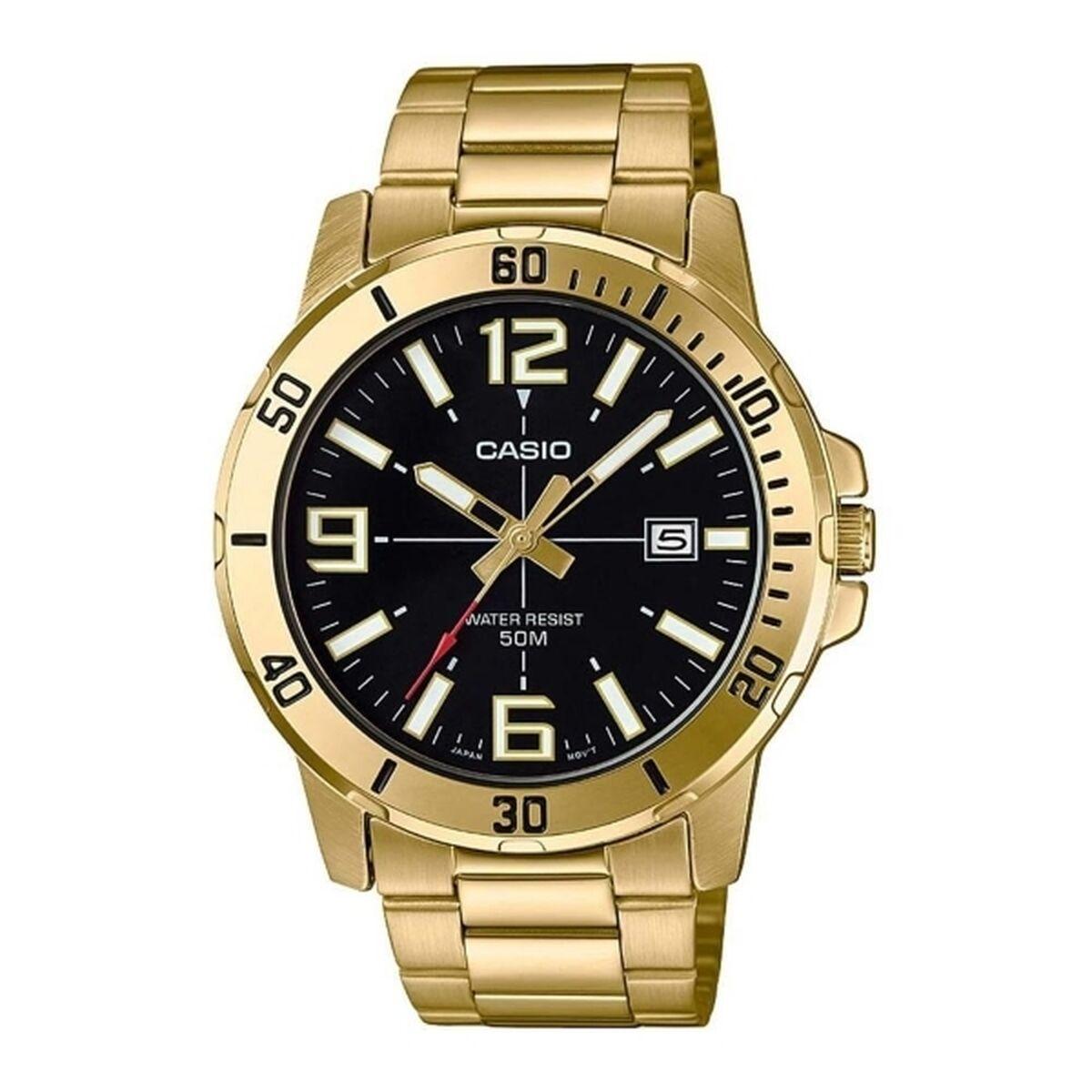 Sort Herreur Casio Diver Skive - Casio Armbånd  - 4549526186684