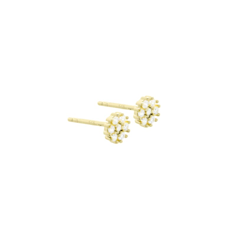 Flower Earstud Golden - Aqua Dulce Ørestikkere  - 5740013836320