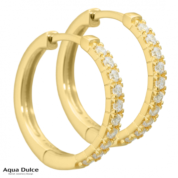 Aqua Dulce Darling Creoler - Aqua Dulce Øreringe