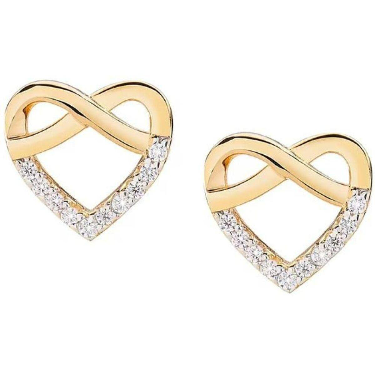 Amen Til Kvinder Ehigbz Hjerteformede Studs - Halallujah Øreringe  - 8054719152705