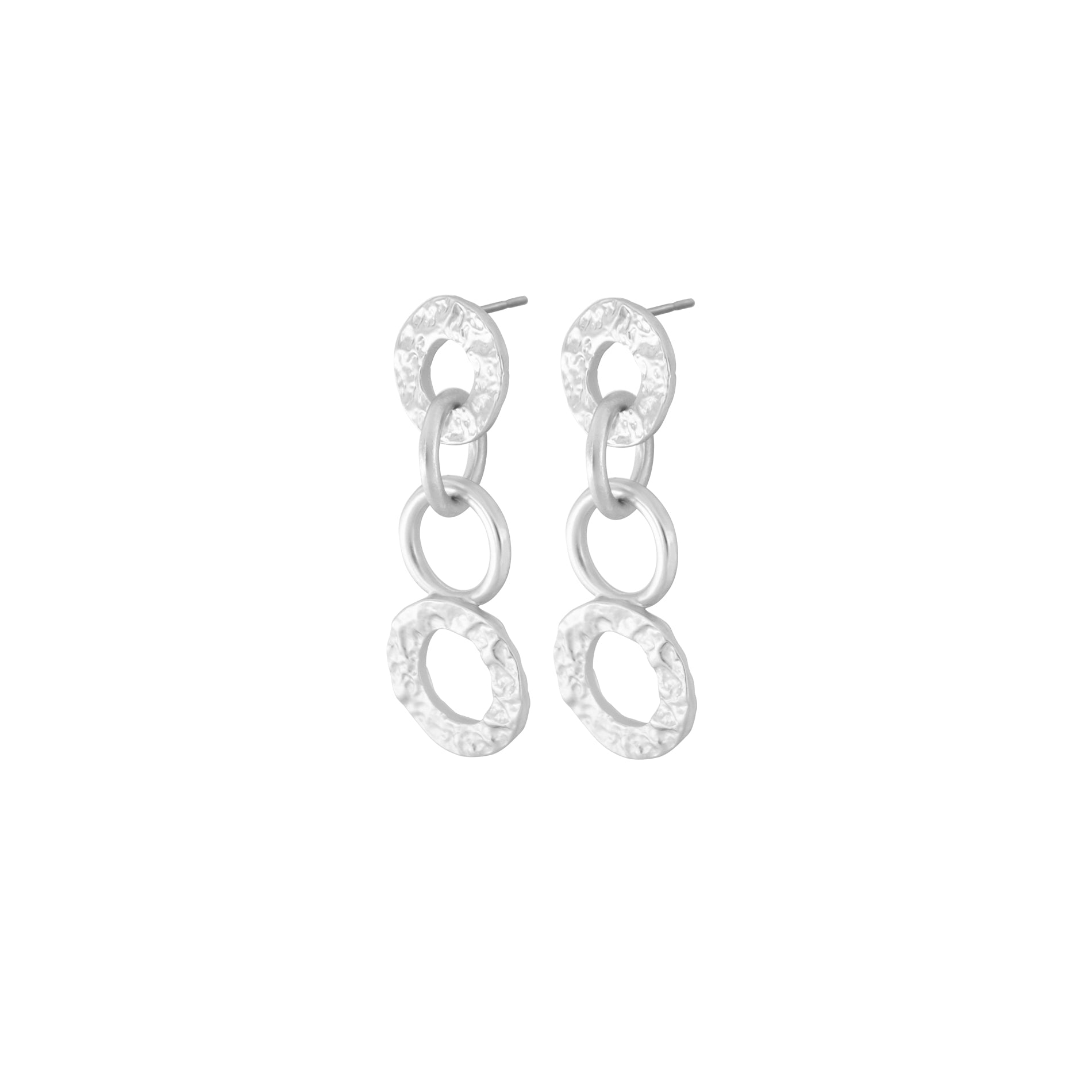 Amber Open Sølv øreringe - Øreringe