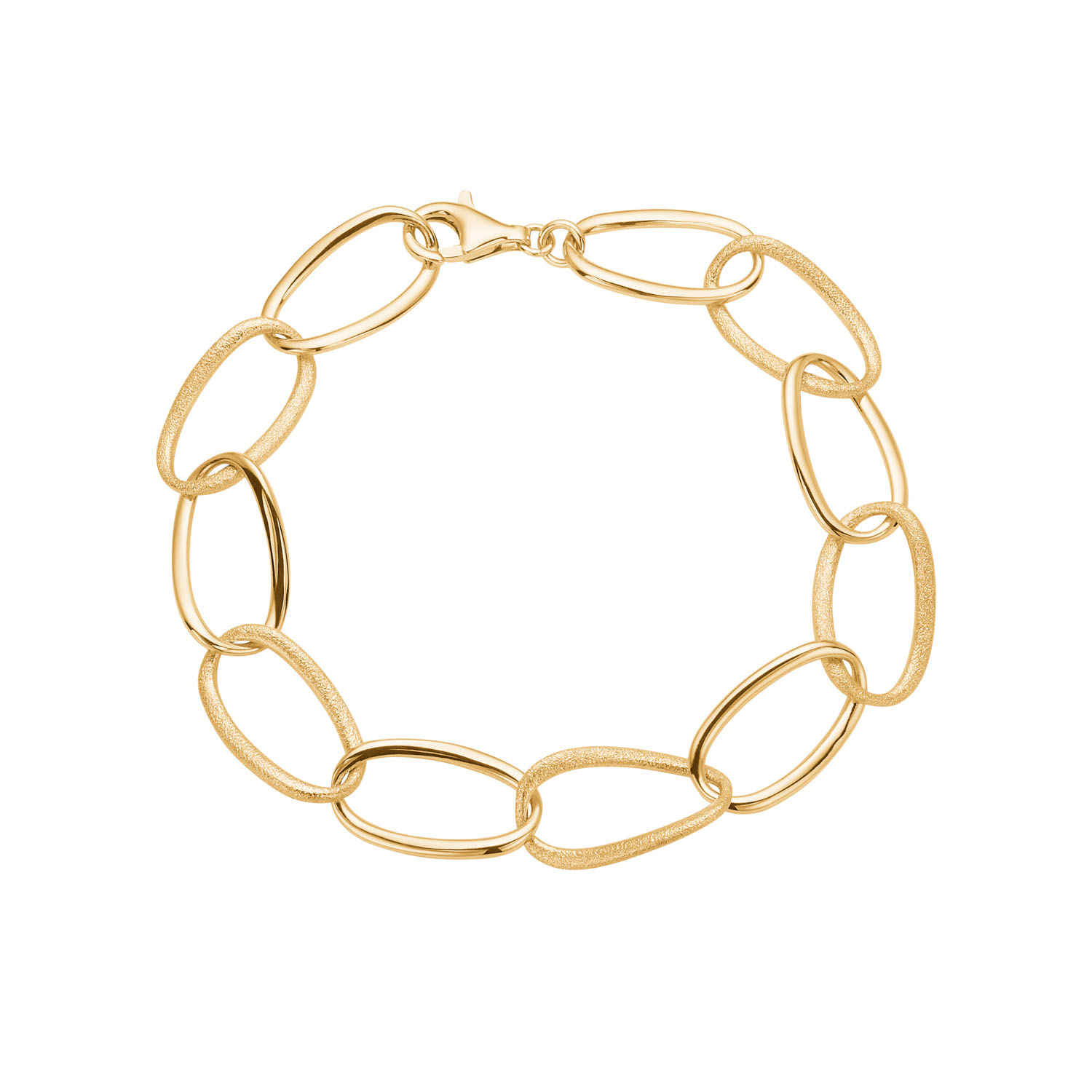 Armbånd Forgyldt Sølv Blank Mat Overflade - Blicherfuglsang Armbånd