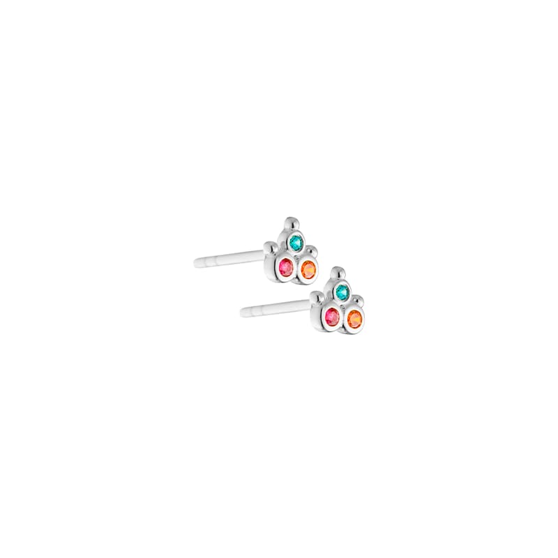 Summer Flower Silver - Aqua Dulce Ørestikkere  - 5740013842192