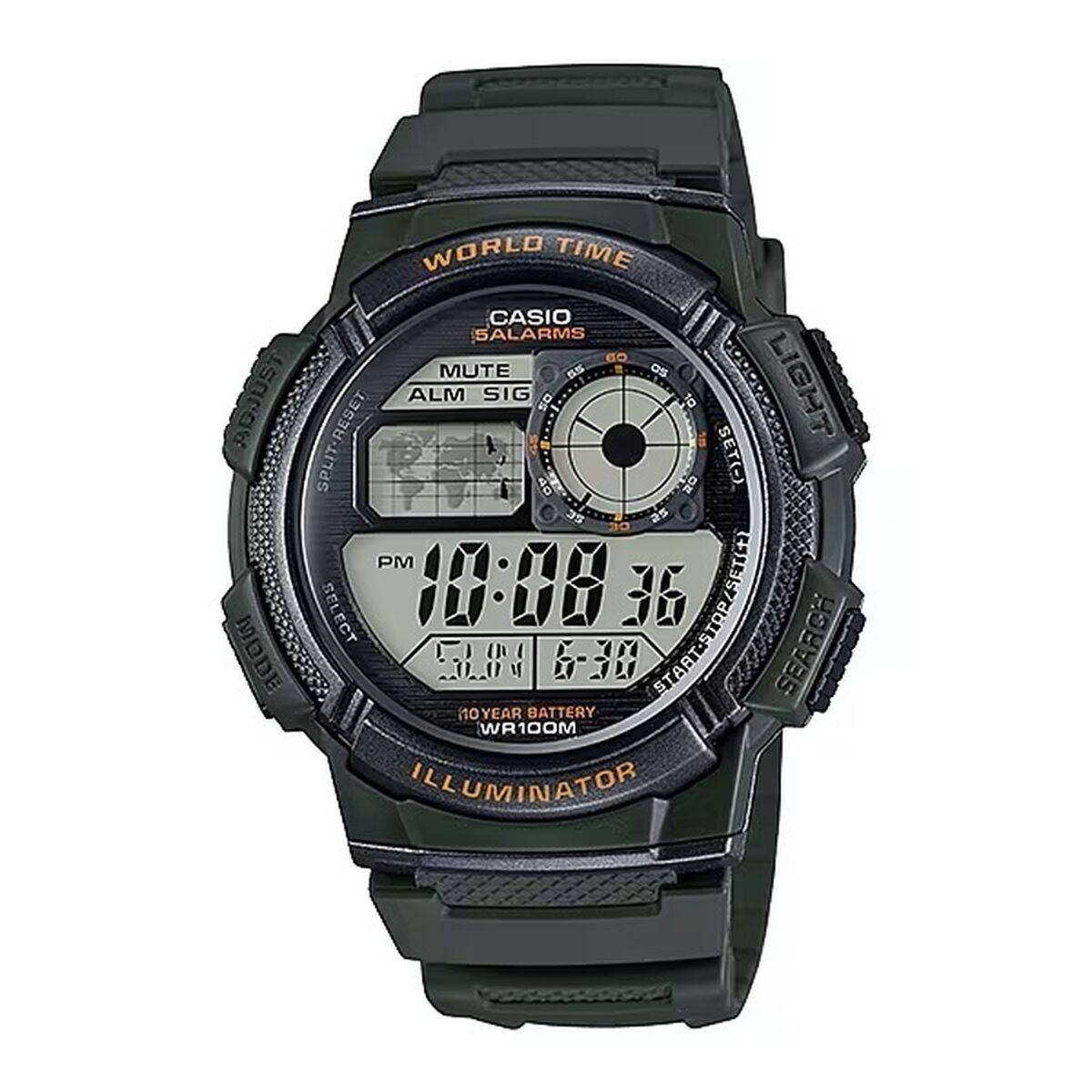 Casio Herreur World Time Illuminator - Casio Armbånd  - 4549526112065