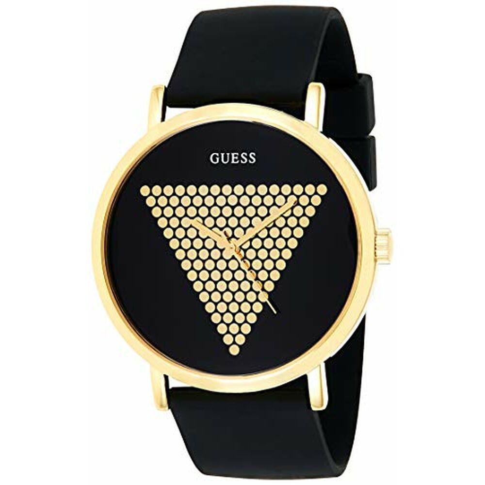 Sort Guess W1161g1 Herreur Kvarts Armbåndsur Til Mænd - Guess Armbånd  - 0091661488450