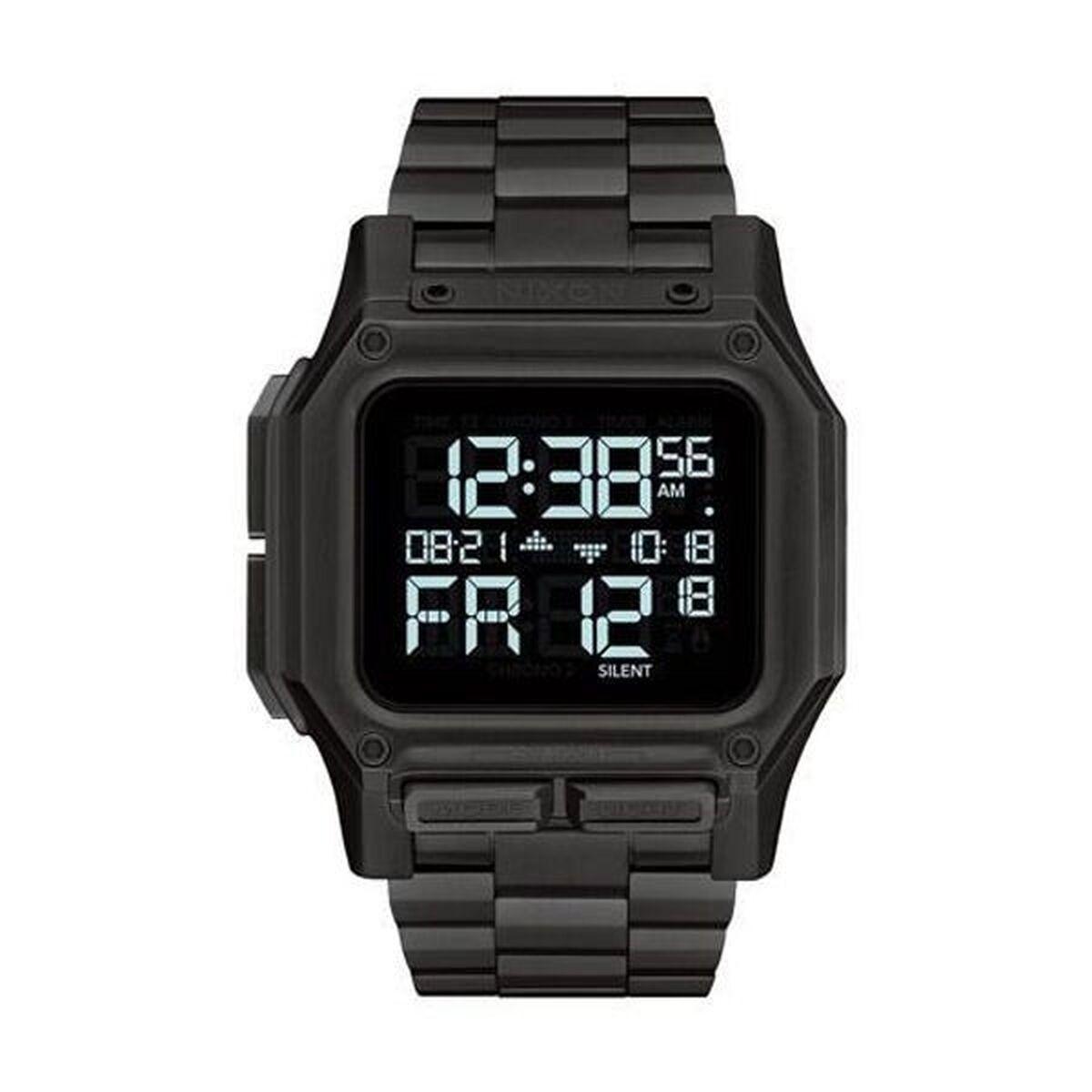 Sort Nixon Herreur A1268 001 Digital Armbåndsur Til Mænd - Nixon Armbånd  - 3608701047491