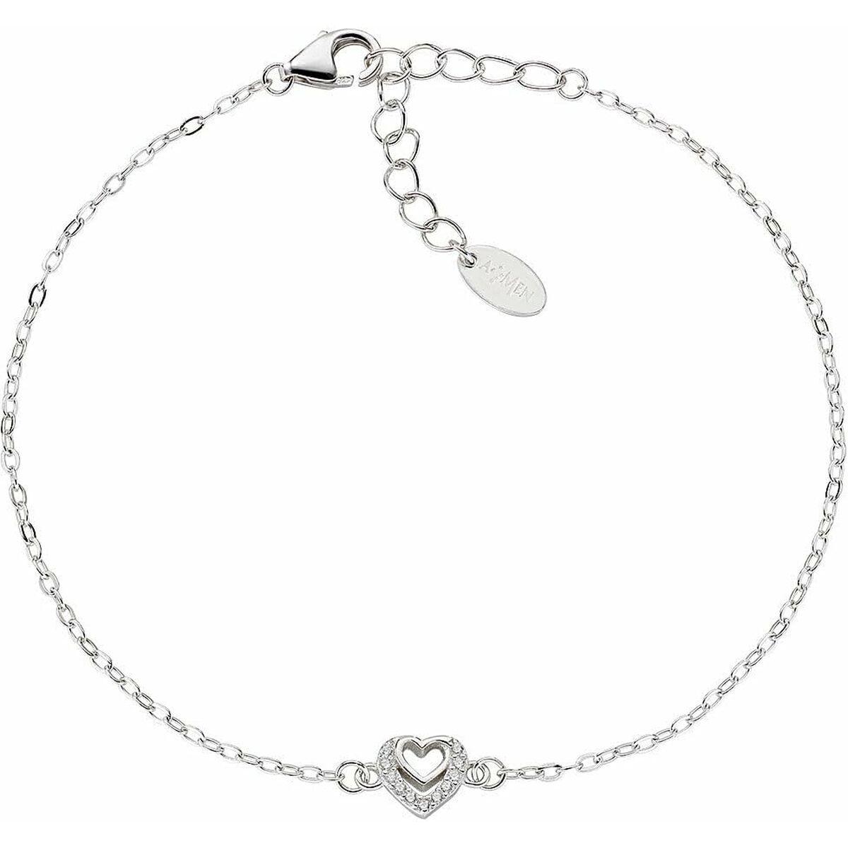 Amen Armbånd Til Kvinder Brcbbz3 Med Hjertevedhæng - Halallujah Armbånd  - 8054719167105