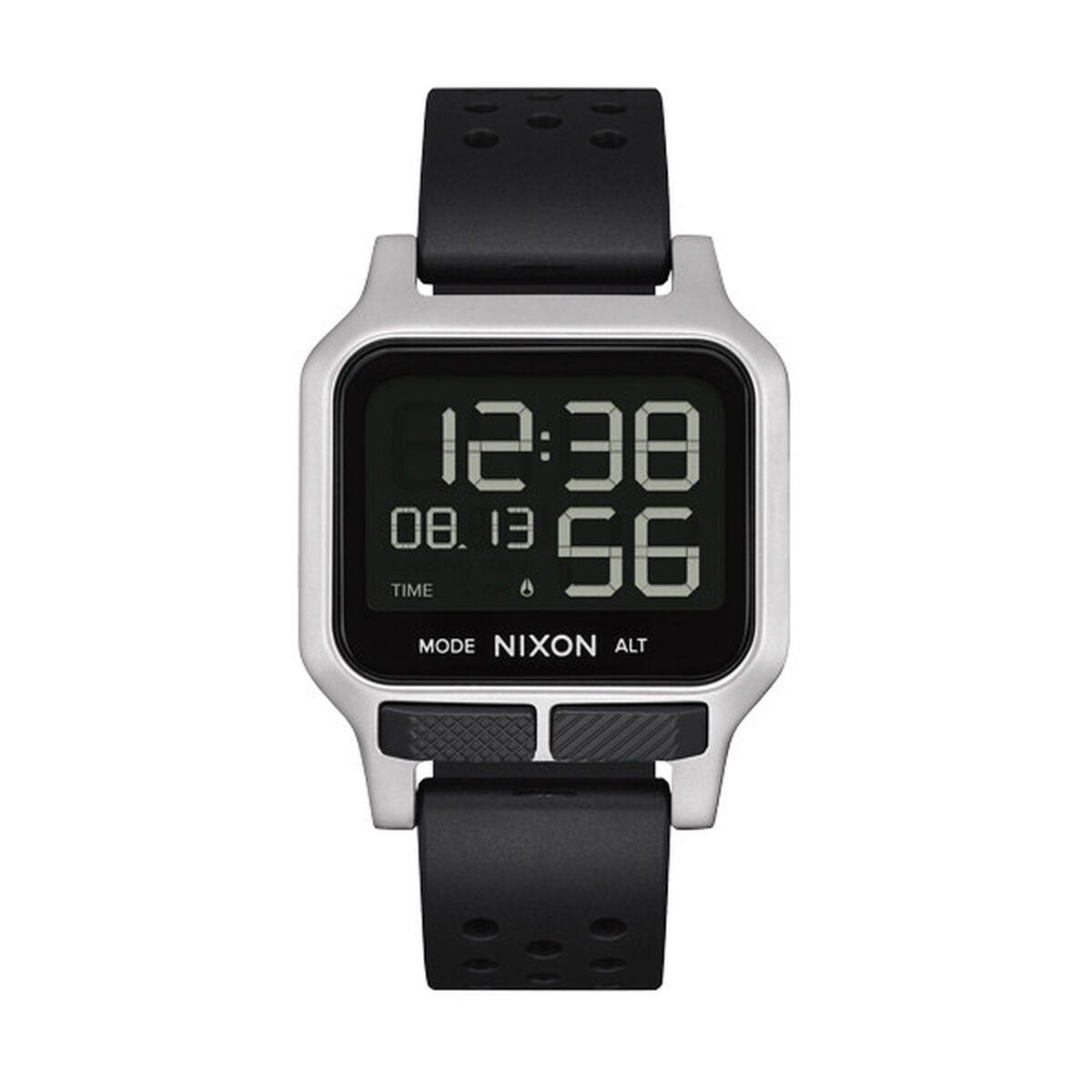 Nixon Herreur A1320 130 Sort Sølv Digitalt Armbåndsur - Nixon Armbånd  - 3608701111383