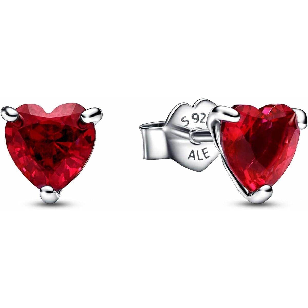 Hjerte Studs Pandora Sterling Sølv 925 - Pandora Øreringe  - 5700303024622