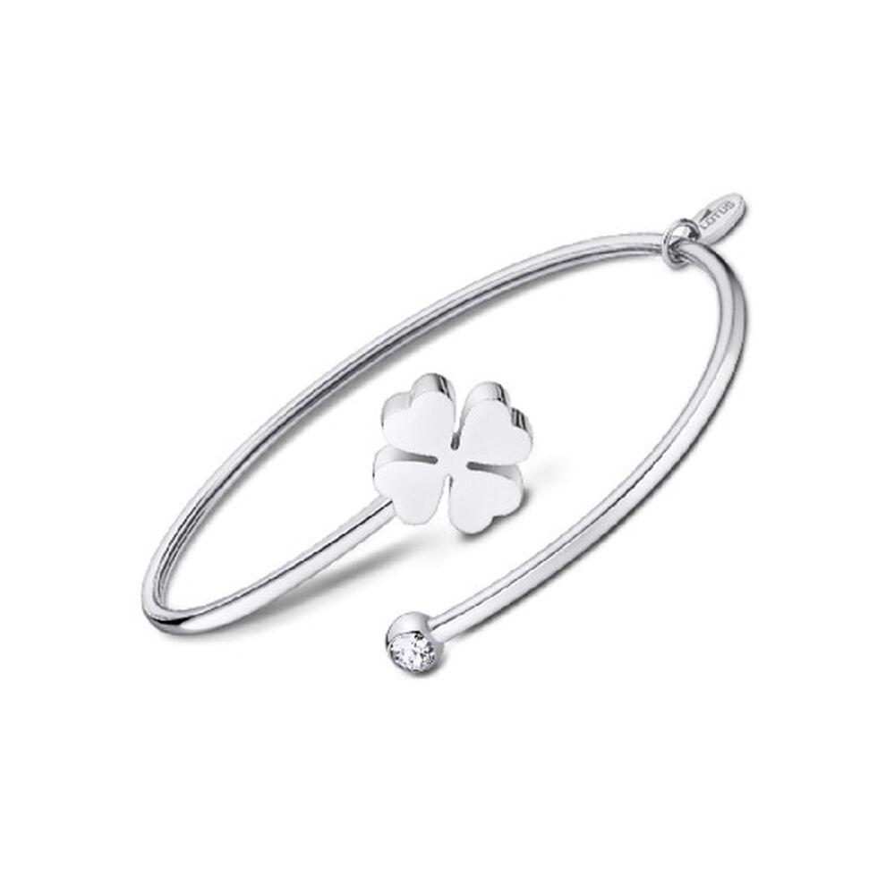 Lotus Ls2169 Armbånd Til Kvinder Elegant Sølvlook Med Firkløver - Lotus Armbånd  - 8430622765421